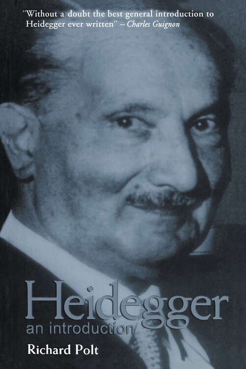 Book cover of Heidegger: An Introduction (New Heidegger Research Ser.)