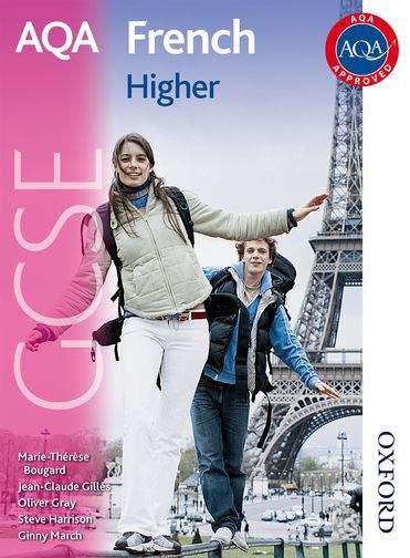 Book cover of AQA GCSE French Higher: student book