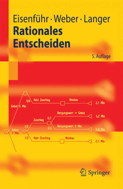 Book cover of Rationales Entscheiden (5. Aufl. 2010)