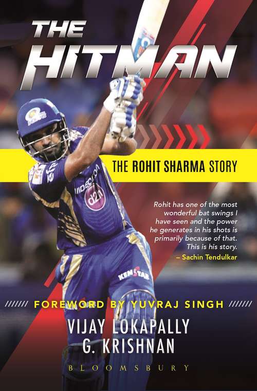 Book cover of The Hitman: The Rohit Sharma Story