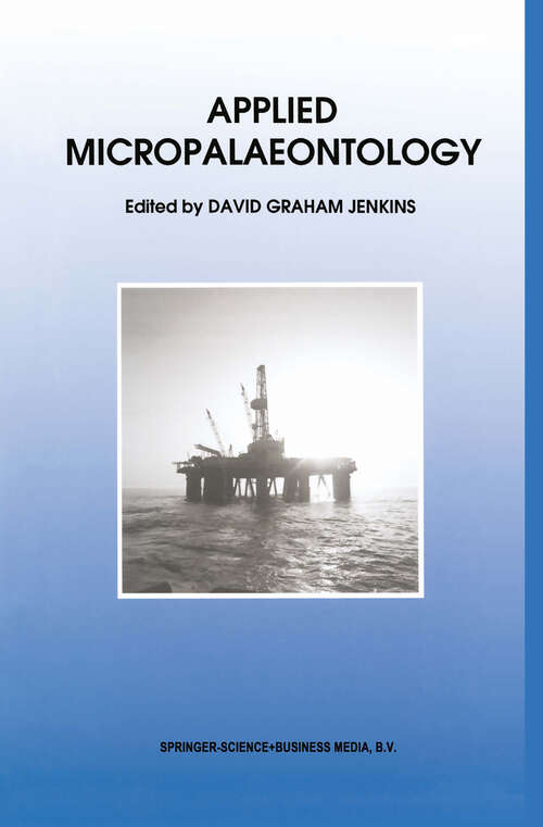 Book cover of Applied Micropalaeontology (1993)