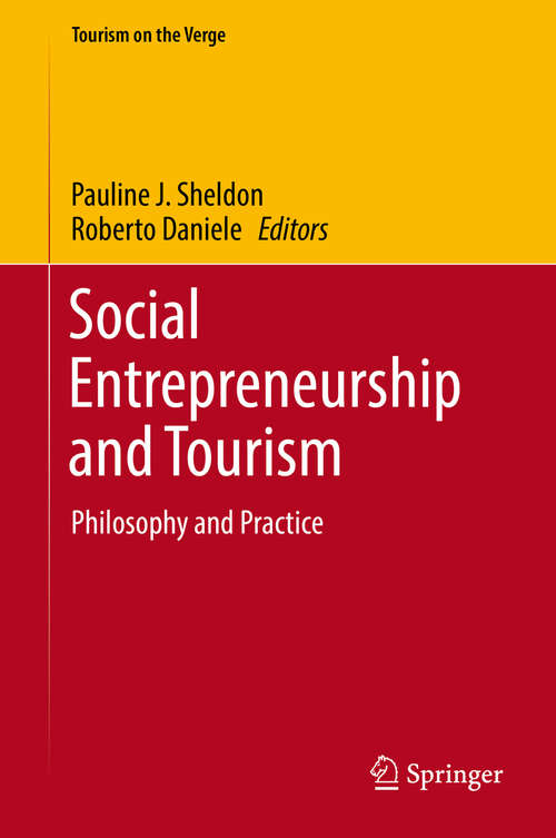 Book cover of Social Entrepreneurship and Tourism: Philosophy and Practice (Tourism on the Verge)