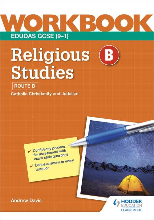 Book cover of Eduqas GCSE (9–1) Religious Studies: Route B Workbook