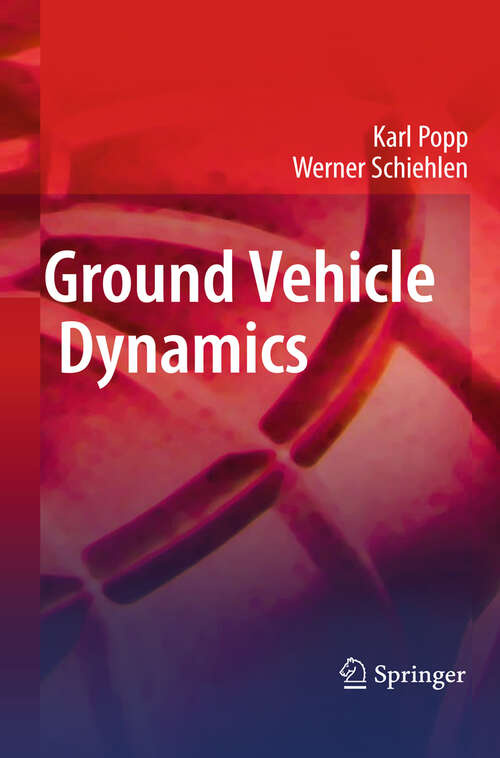 Book cover of Ground Vehicle Dynamics (2010)