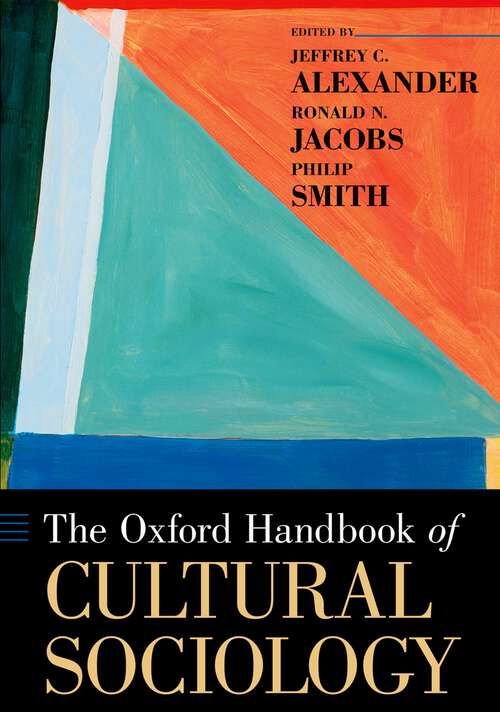 Book cover of The Oxford Handbook of Cultural Sociology (Oxford Handbooks)