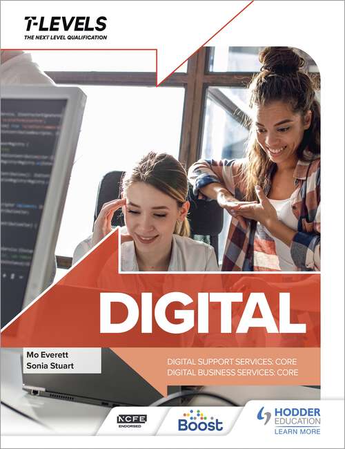 Book cover of Digital T Level: Digital Support Services and Digital Business Services (Core)