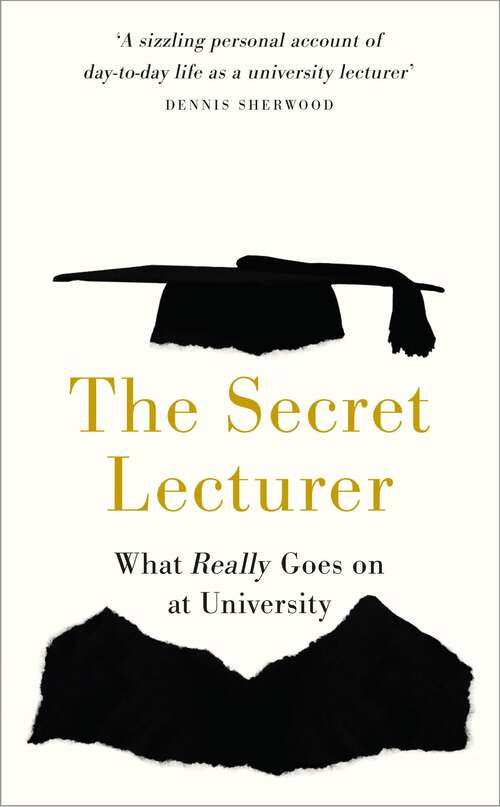 Book cover of The Secret Lecturer: What Really Goes on at University