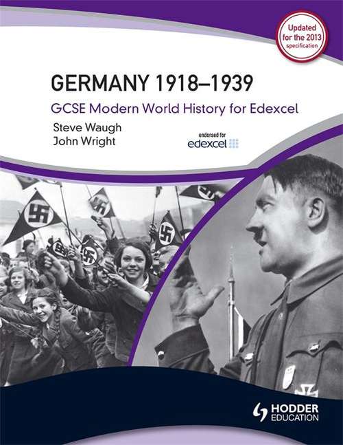 Book cover of GCSE Modern World History for Edexcel: Germany 1918-1839 (PDF)