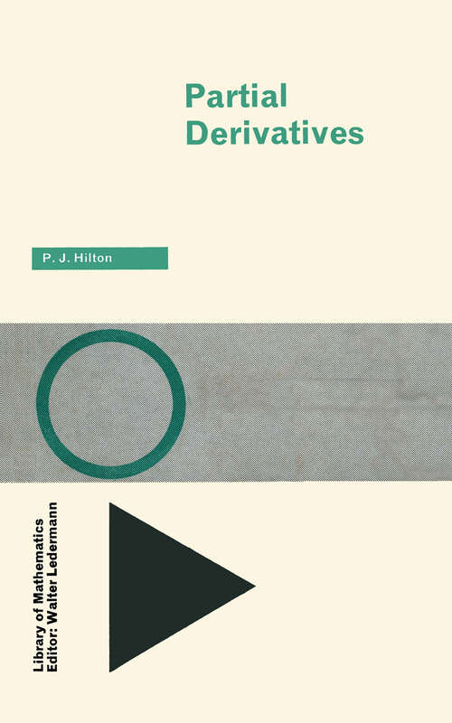 Book cover of Partial Derivatives (1960) (Library of Mathematics)
