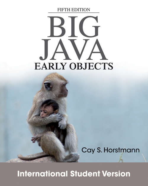 Book cover of Big Java: Early Objects