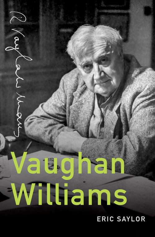 Book cover of Vaughan Williams (Master Musicians Series)