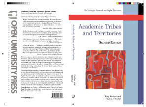 Book cover of Academic Tribes and Territories (2) (UK Higher Education OUP  Humanities & Social Sciences Higher Education OUP)
