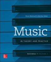 Book cover of Music In Theory And Practice Volume 1 (PDF) (9)