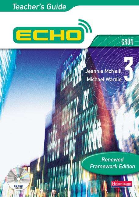 Book cover of Echo 3 Grun: Teacher's Guide (PDF)