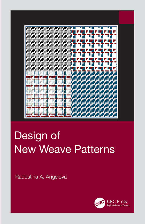 Book cover of Design of New Weave Patterns