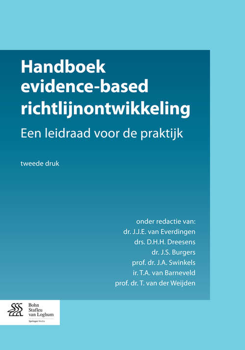 Book cover of Handboek evidence-based richtlijnontwikkeling: Een leidraad voor de praktijk (2nd ed. 2014)