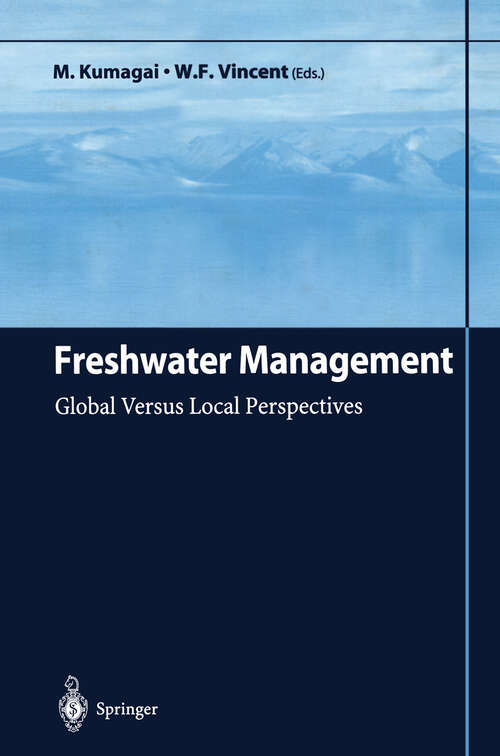 Book cover of Freshwater Management: Global Versus Local Perspectives (2003)