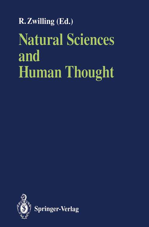 Book cover of Natural Sciences and Human Thought (1995)
