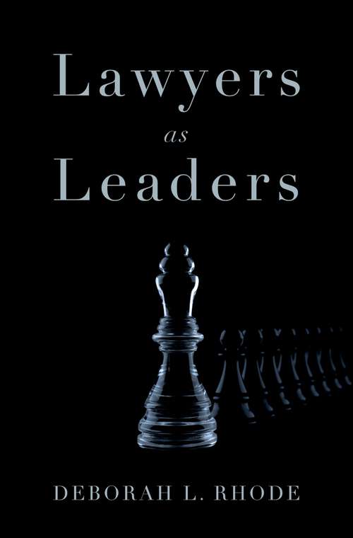 Book cover of Lawyers as Leaders