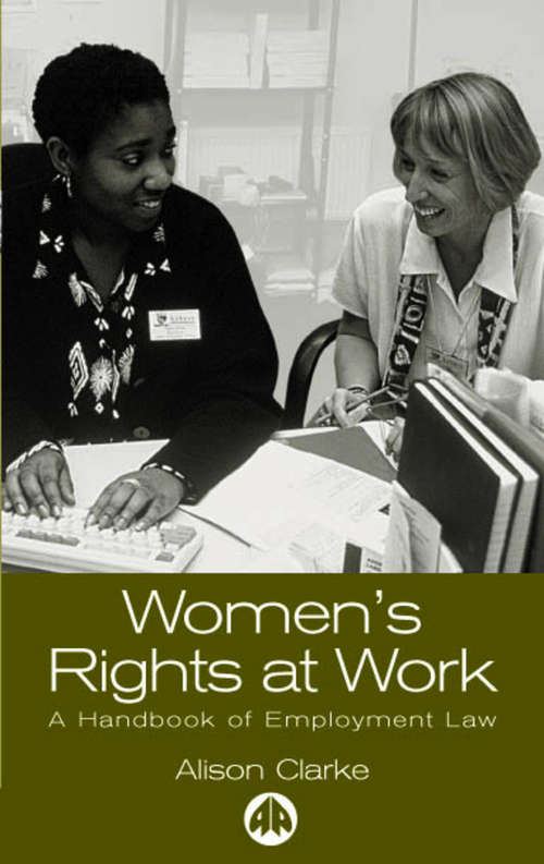 Book cover of Women's Rights At Work: A Handbook of Employment Law