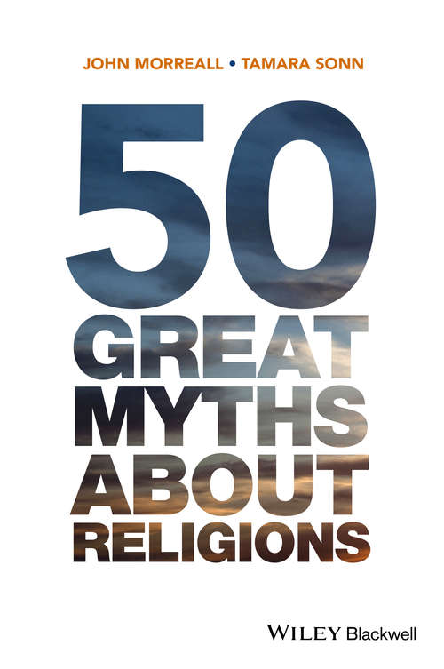Book cover of 50 Great Myths About Religions