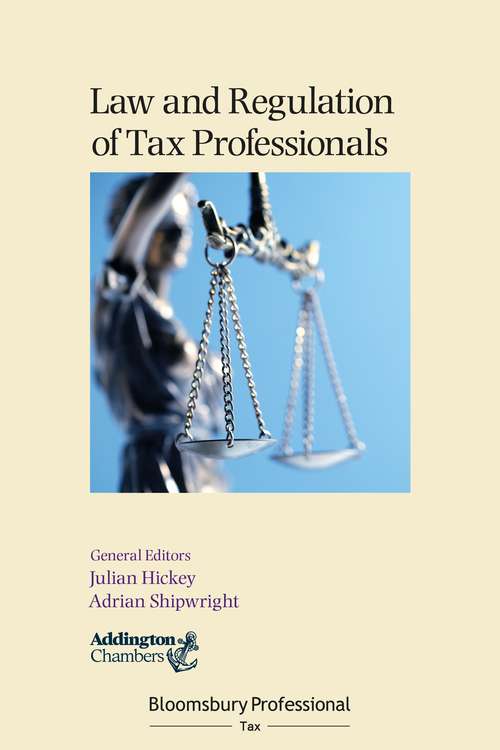 Book cover of Law and Regulation of Tax Professionals