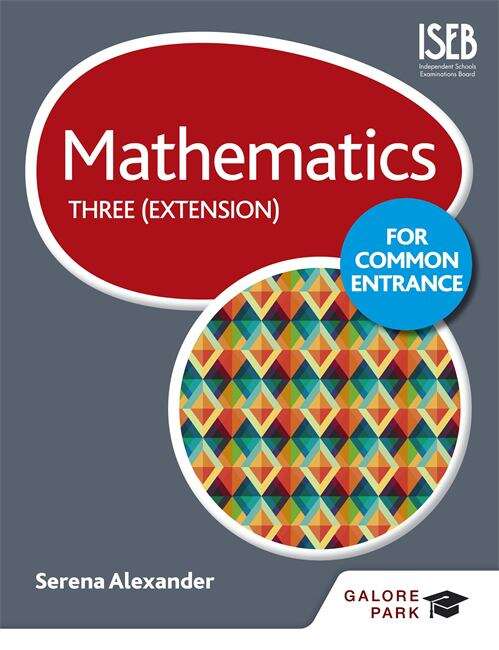 Book cover of Mathematics Three (Extension) for Common Entrance