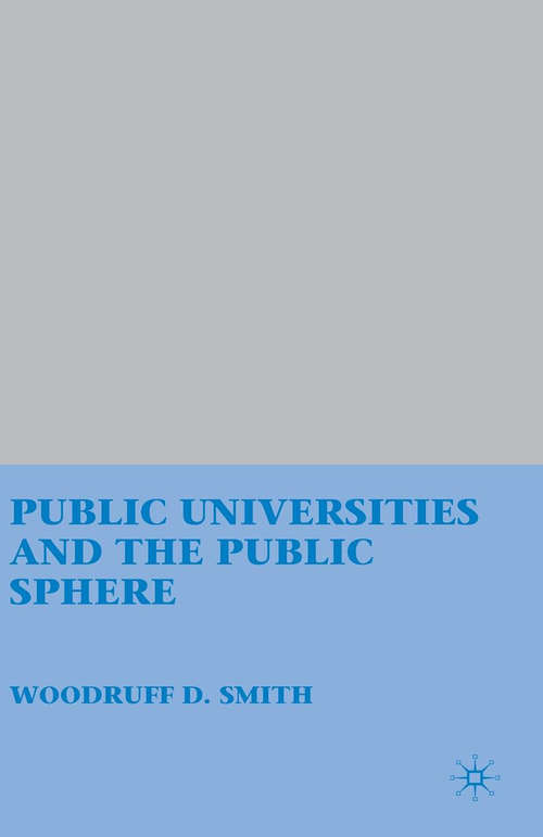 Book cover of Public Universities and the Public Sphere (2010)