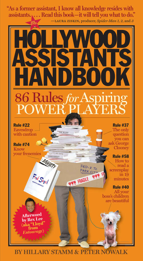 Book cover of The Hollywood Assistants Handbook: 86 Rules for Aspiring Power Players