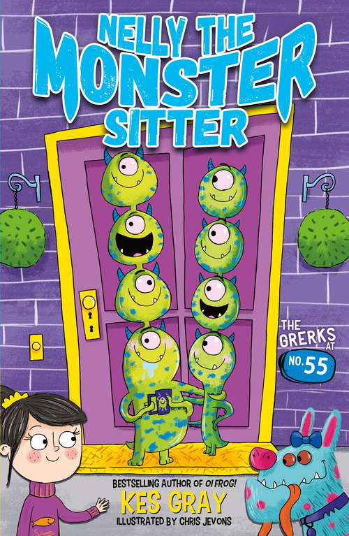 Book cover of The Grerks at No. 55: Book 1 (3) (Nelly the Monster Sitter: Bk. 3)
