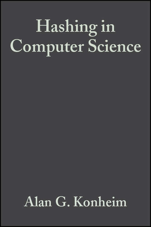Book cover of Hashing in Computer Science: Fifty Years of Slicing and Dicing