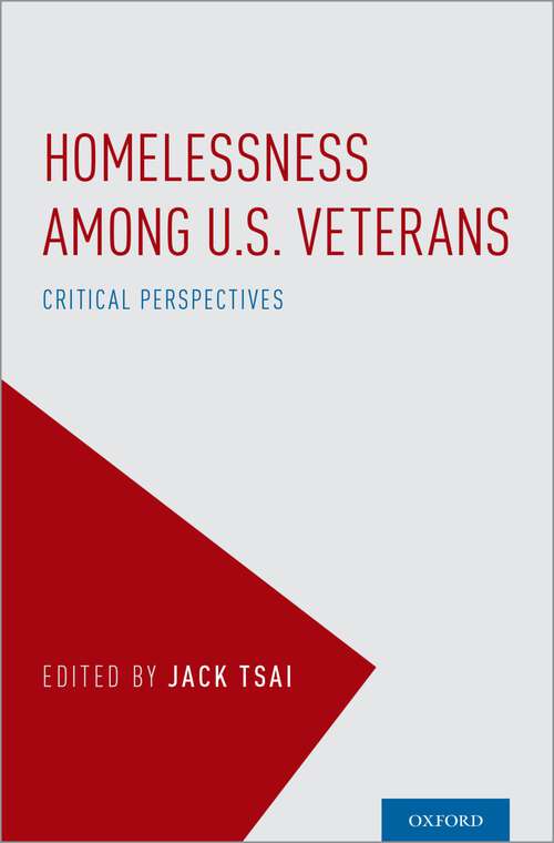 Book cover of Homelessness Among U.S. Veterans: Critical Perspectives