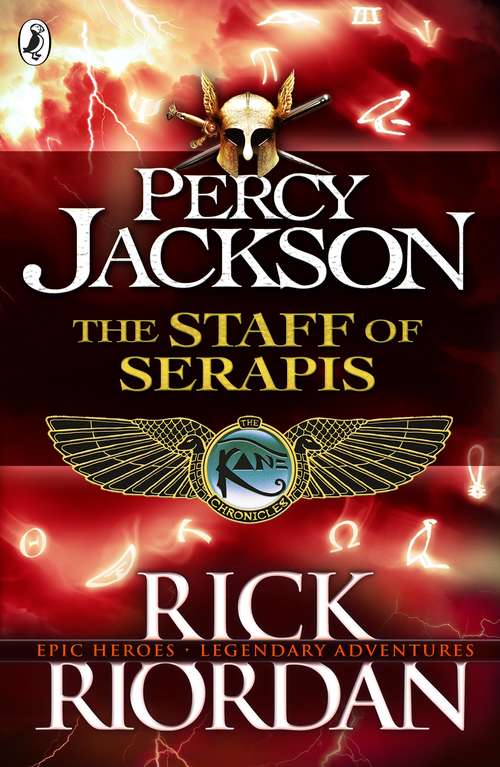 Book cover of The Staff of Serapis (Demigods and Magicians #2)
