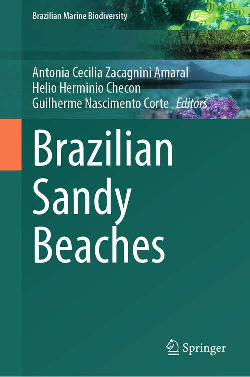 Book cover of Brazilian Sandy Beaches (1st ed. 2023) (Brazilian Marine Biodiversity)