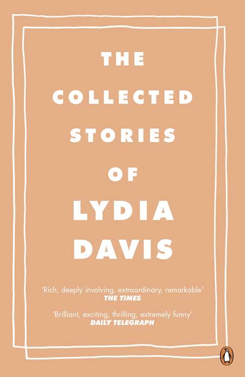 Book cover of The Collected Stories of Lydia Davis: Volume 3