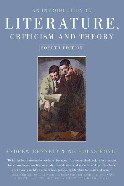 Book cover of An Introduction To Literature: Criticism And Theory