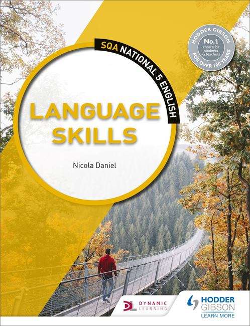 Book cover of SQA National 5 English: Language Skills