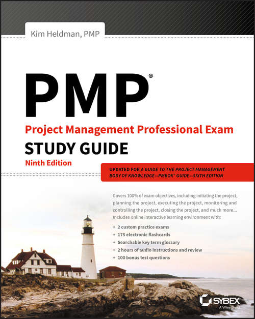 Book cover of PMP: Project Management Professional Exam Study Guide (9)