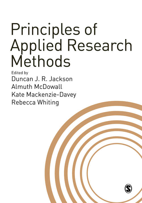 Book cover of Principles of Applied Research Methods