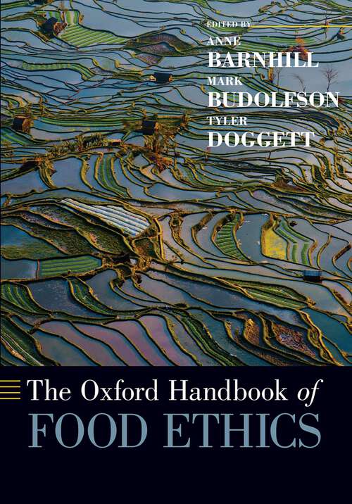 Book cover of The Oxford Handbook of Food Ethics (Oxford Handbooks)