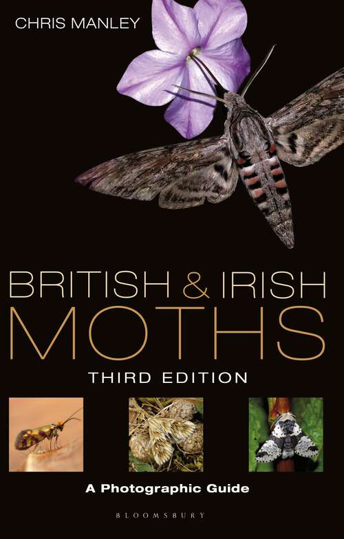 Book cover of British and Irish Moths: A Photographic Guide