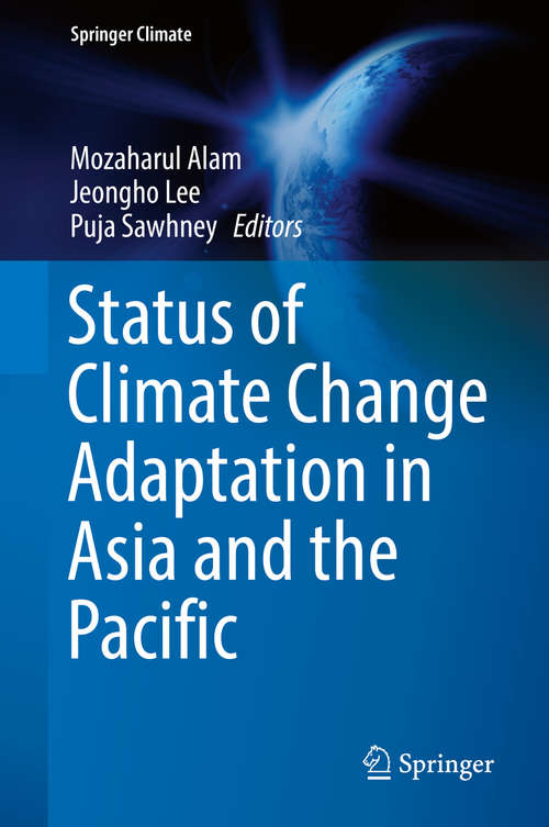Book cover of Status of Climate Change Adaptation in Asia and the Pacific (Springer Climate)