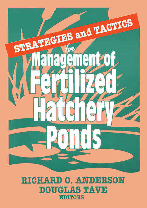 Book cover of Strategies and Tactics for Management of Fertilized Hatchery Ponds