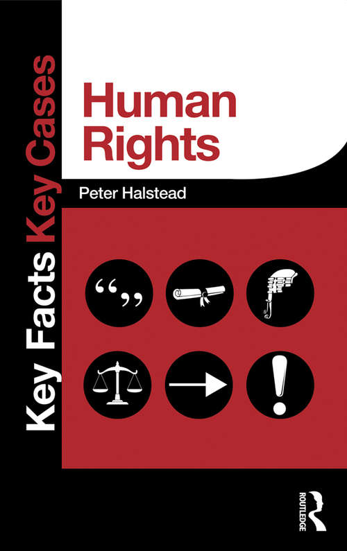 Book cover of Human Rights: Human Rights (Key Facts Key Cases)
