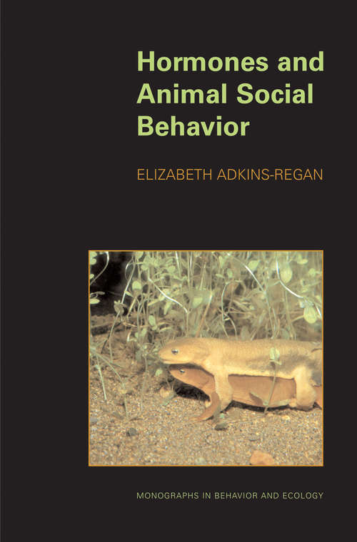 Book cover of Hormones and Animal Social Behavior