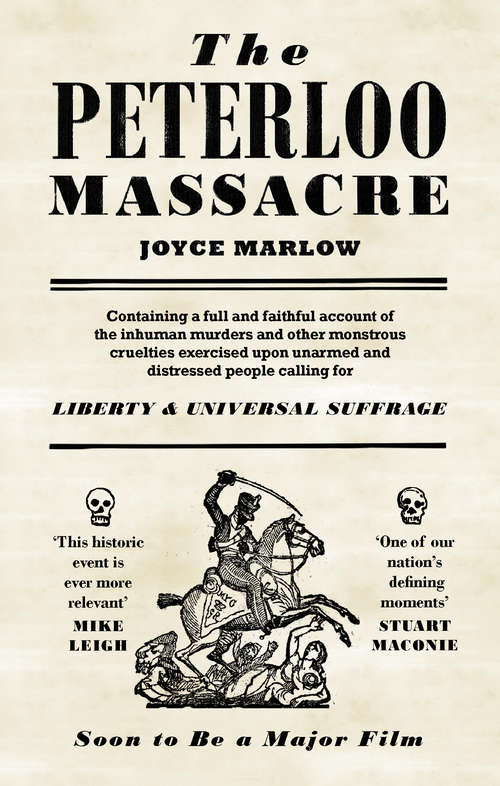 Book cover of The Peterloo Massacre