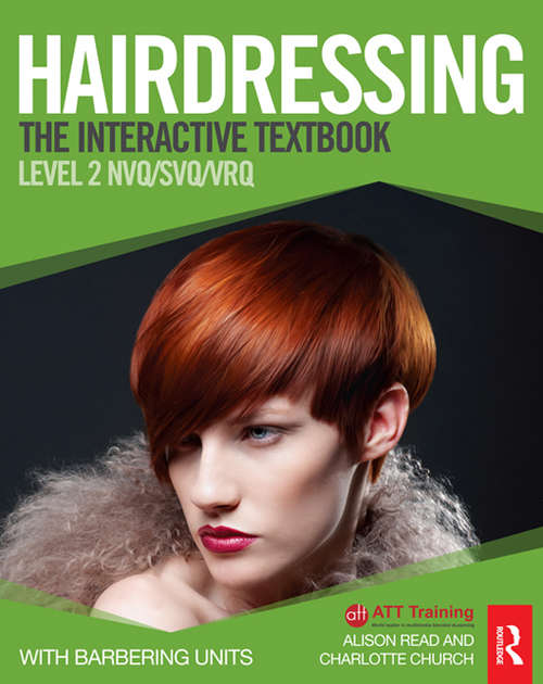 Book cover of Hairdressing: The Interactive Textbook