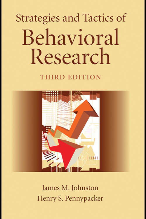 Book cover of Strategies and Tactics of Behavioral Research, Third Edition (3)