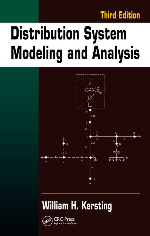Book cover of Distribution System Modeling and Analysis