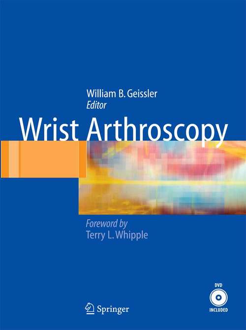 Book cover of Wrist Arthroscopy (2005)